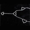 90s Vintage Drill Heart Waist Chain