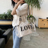 LOVE Transparent Bag