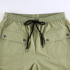 Street Wind High Waist Straight Tube Rope Pants