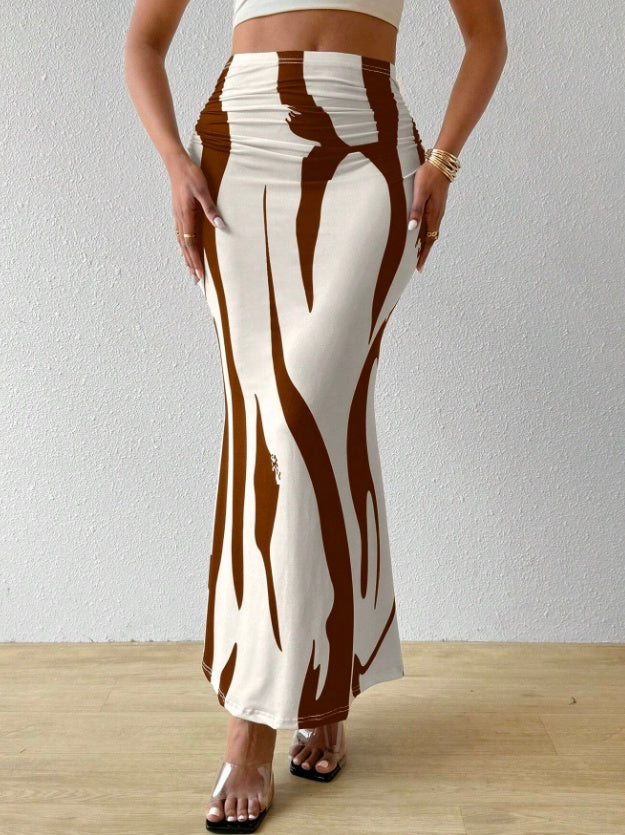 Haizley Mermaid Pleated Skirt
