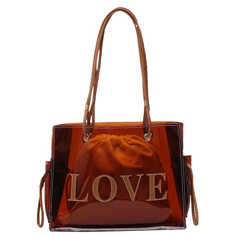 LOVE Transparent Bag