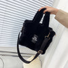 Fuzzy Furry Faux Fur Plush Tote Bag