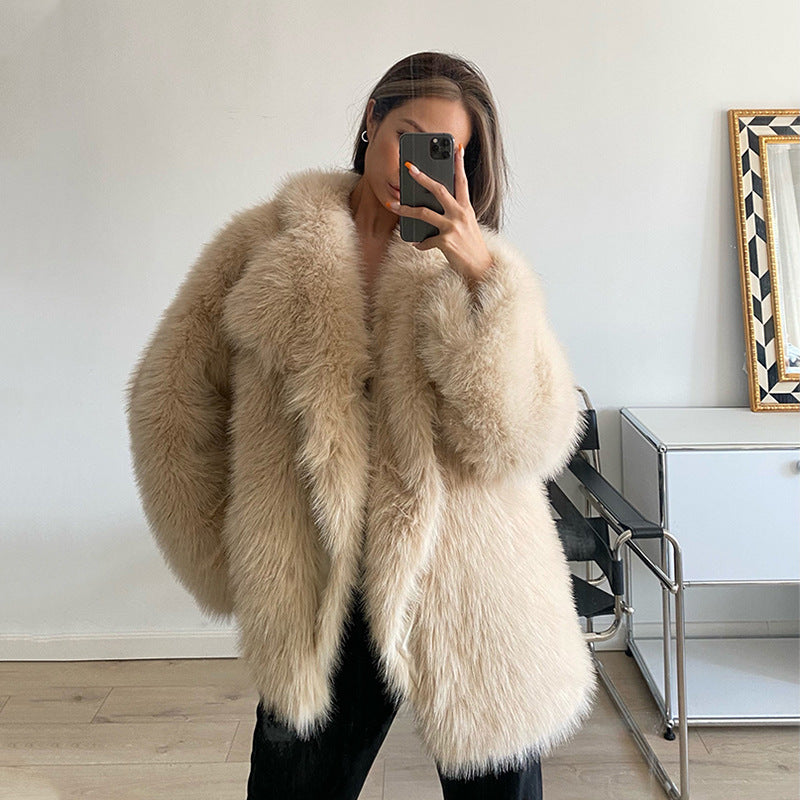 Fur Baby Lapel Coat