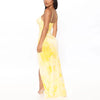 Tie Dye Sleeveless Slim Fit Bodycon Maxi Dresses