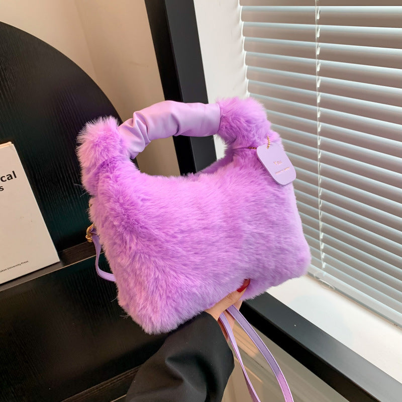Lil Plush Pleated Handbag