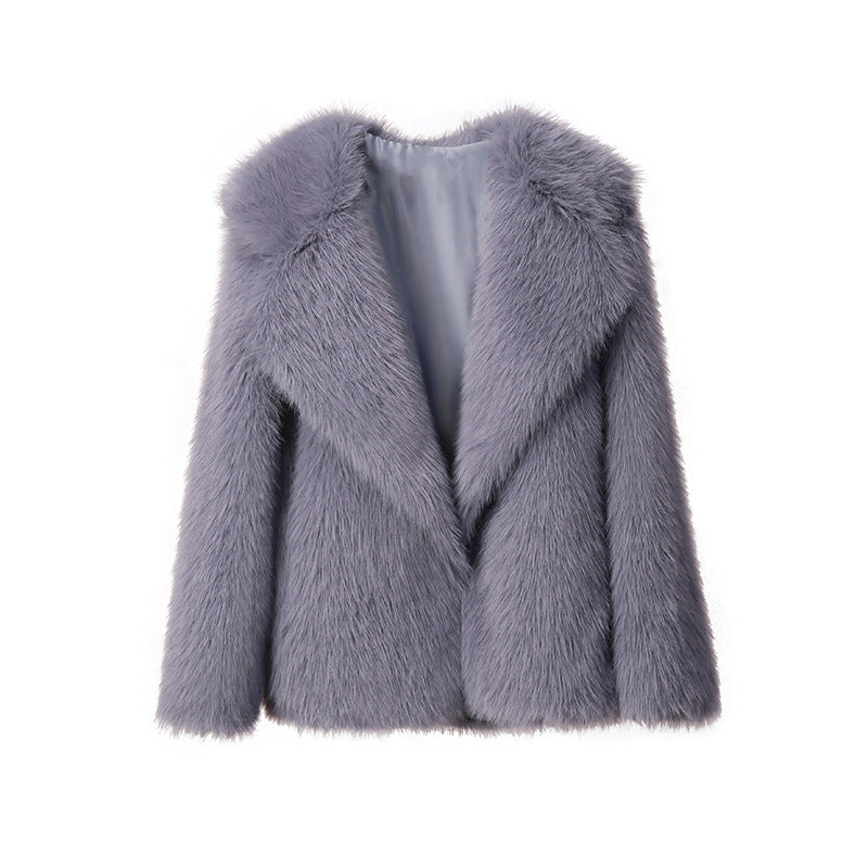 Fur Baby Lapel Coat