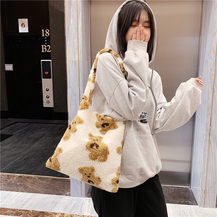 Beary Plush Tote Bag