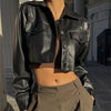 Faux Leather Motorcycle Jacket