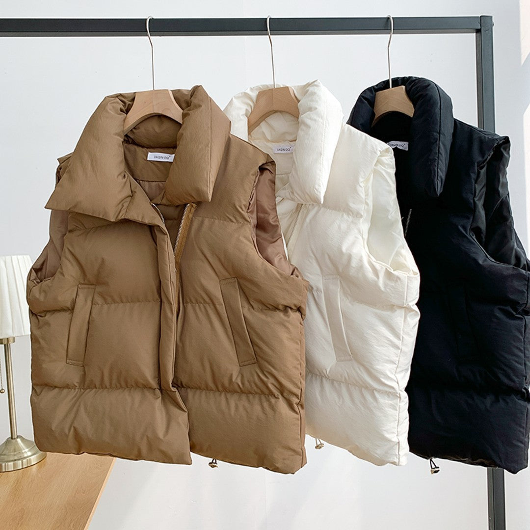 Cotton-padded Vest Jacket